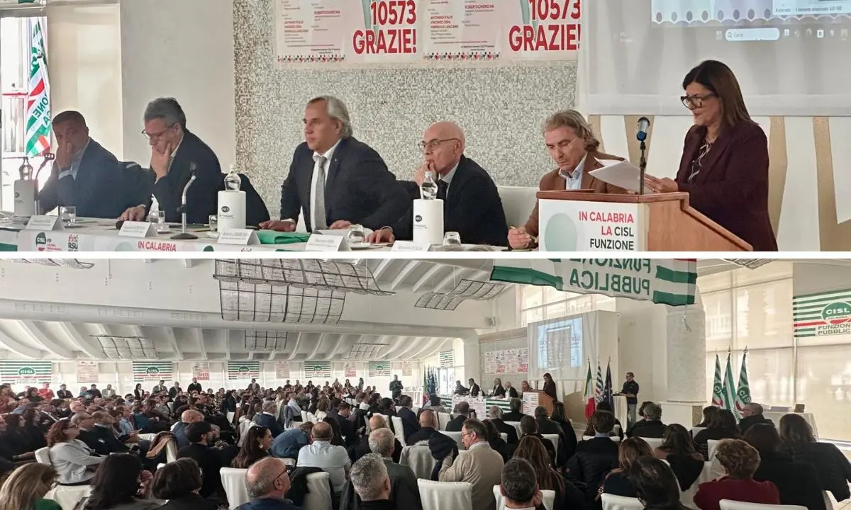 Ad Amantea la Giornata delle Rsu della Cisl Fp della Calabria con oltre 500 rappresentanti e dirigenti sindacali\n