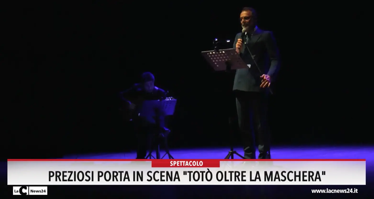 Preziosi porta in scena Totò, oltre la maschera