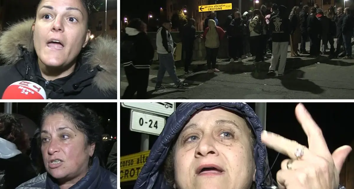 Rione Massa in strada, protesta a Cosenza per dieci giorni senza acqua: ecco le voci dei residenti | VIDEO\n