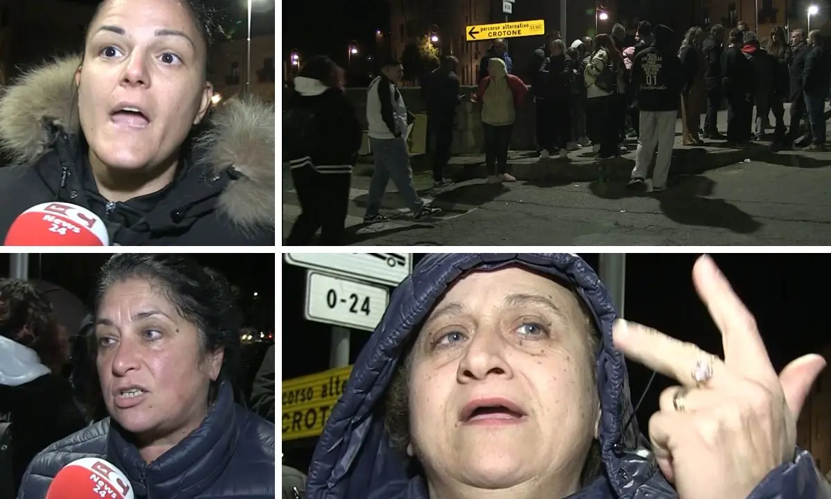 Rione Massa in strada, protesta a Cosenza per dieci giorni senza acqua: ecco le voci dei residenti | VIDEO\n