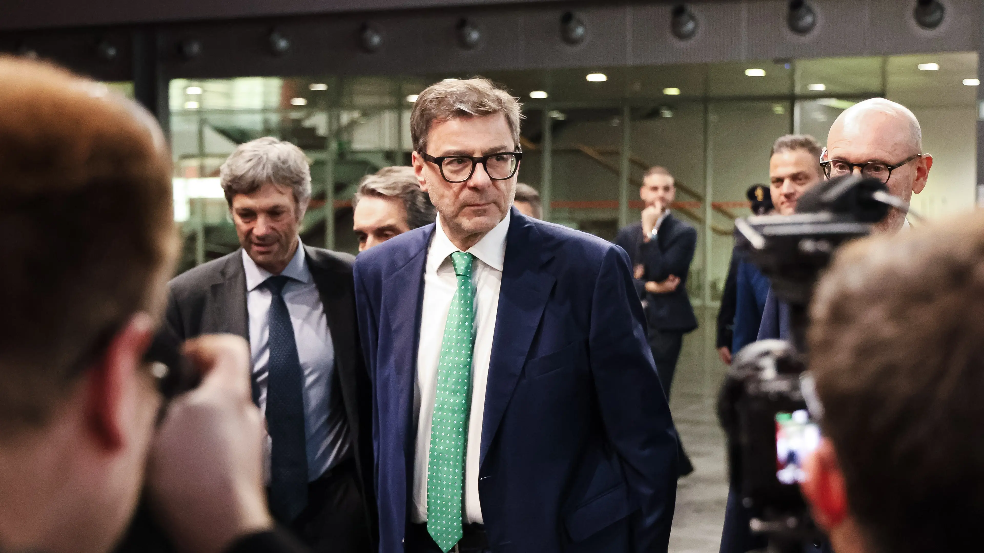 <p>Il ministro dell'Economia Giancarlo Giorgetti</p>\\n