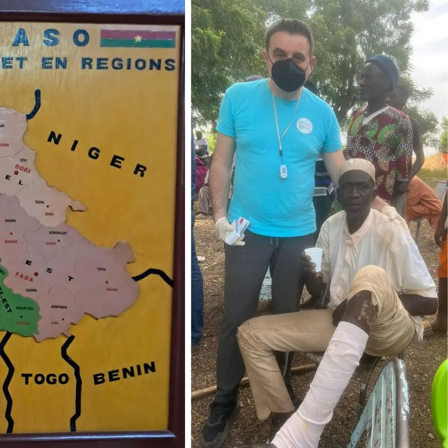 Dalla Calabria all’Africa per portare assistenza dove non c’è:\u00A0la storia di Kabore, colpito da un fulmine e salvato\n