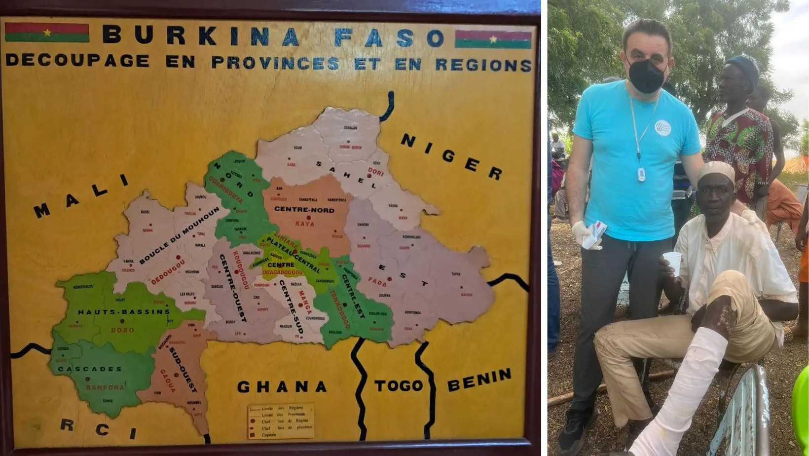 Dalla Calabria all’Africa per portare assistenza dove non c’è:\u00A0la storia di Kabore, colpito da un fulmine e salvato\n