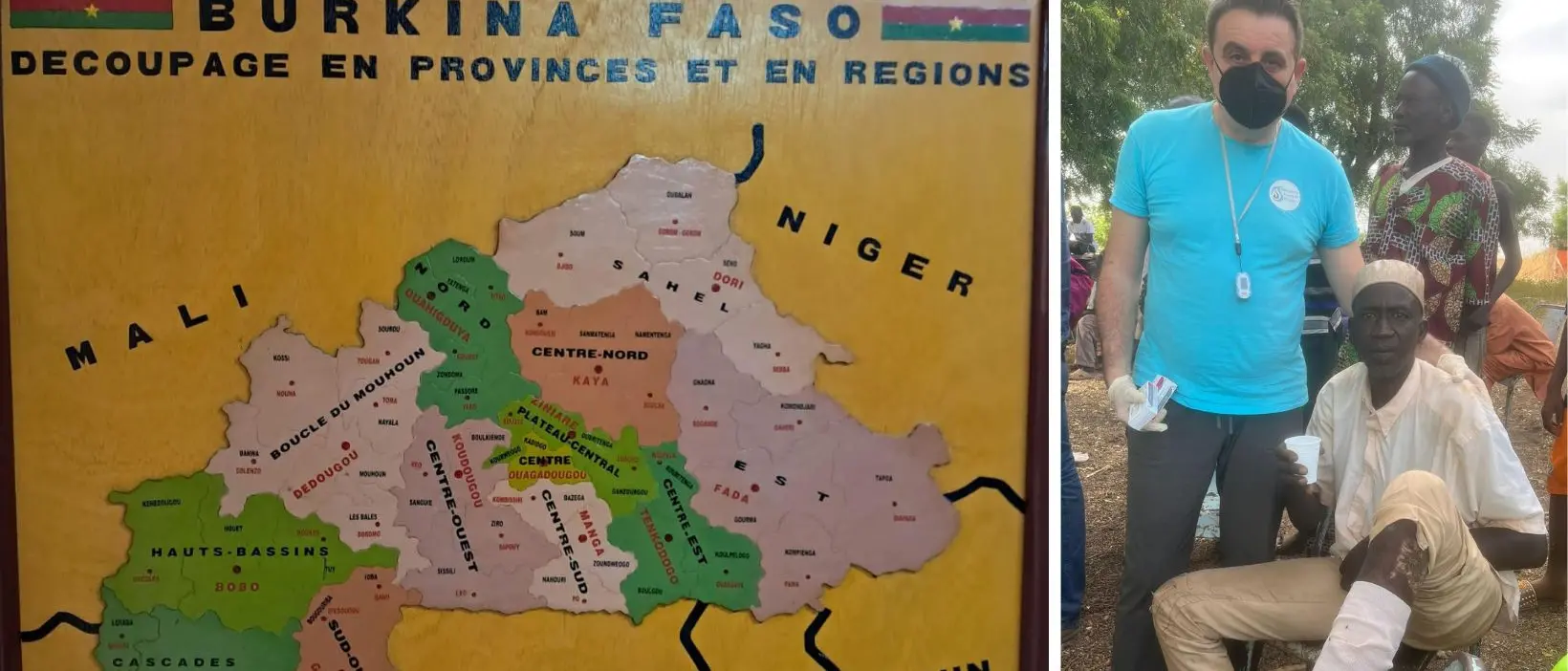 Dalla Calabria all’Africa per portare assistenza dove non c’è:\u00A0la storia di Kabore, colpito da un fulmine e salvato\n