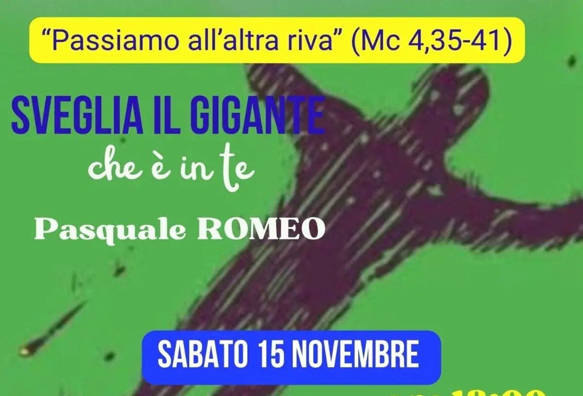 “Sveglia il gigante che è in te”: a Riparo l’incontro con Pasquale Romeo\n