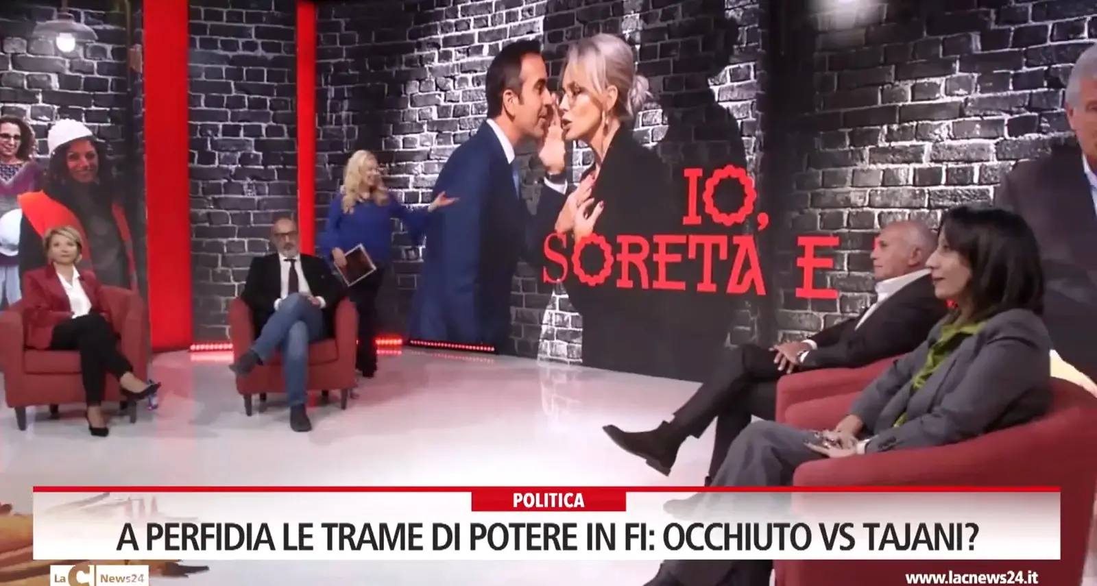 A perfidia le trame di potere in FI occhiuto VS Tajani