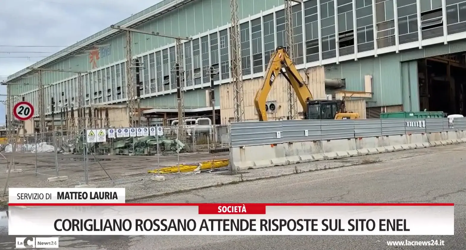Corigliano Rossano attende risposte sul sito Enel