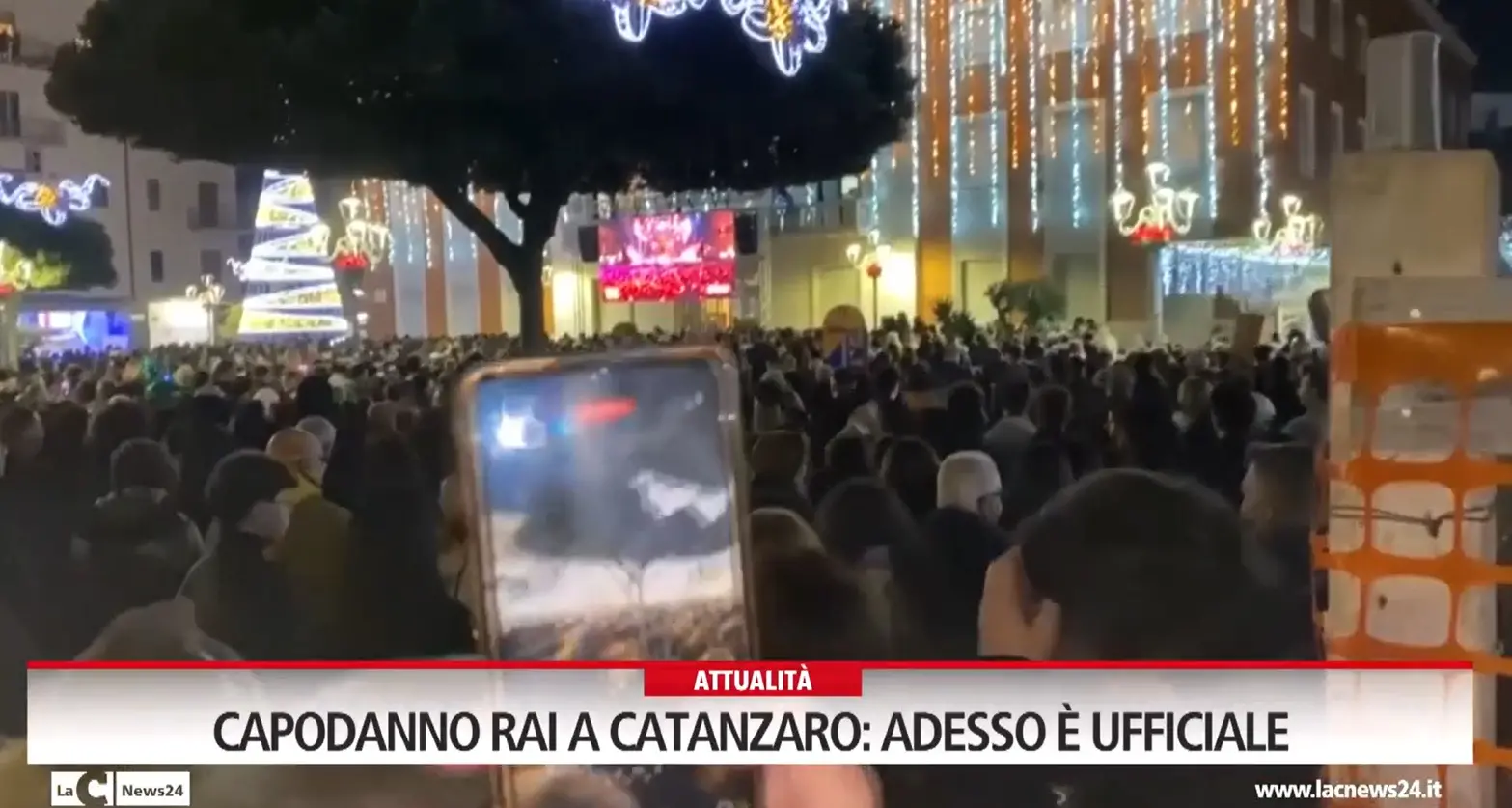 Capodanno Rai a Catanzaro: adesso è ufficiale