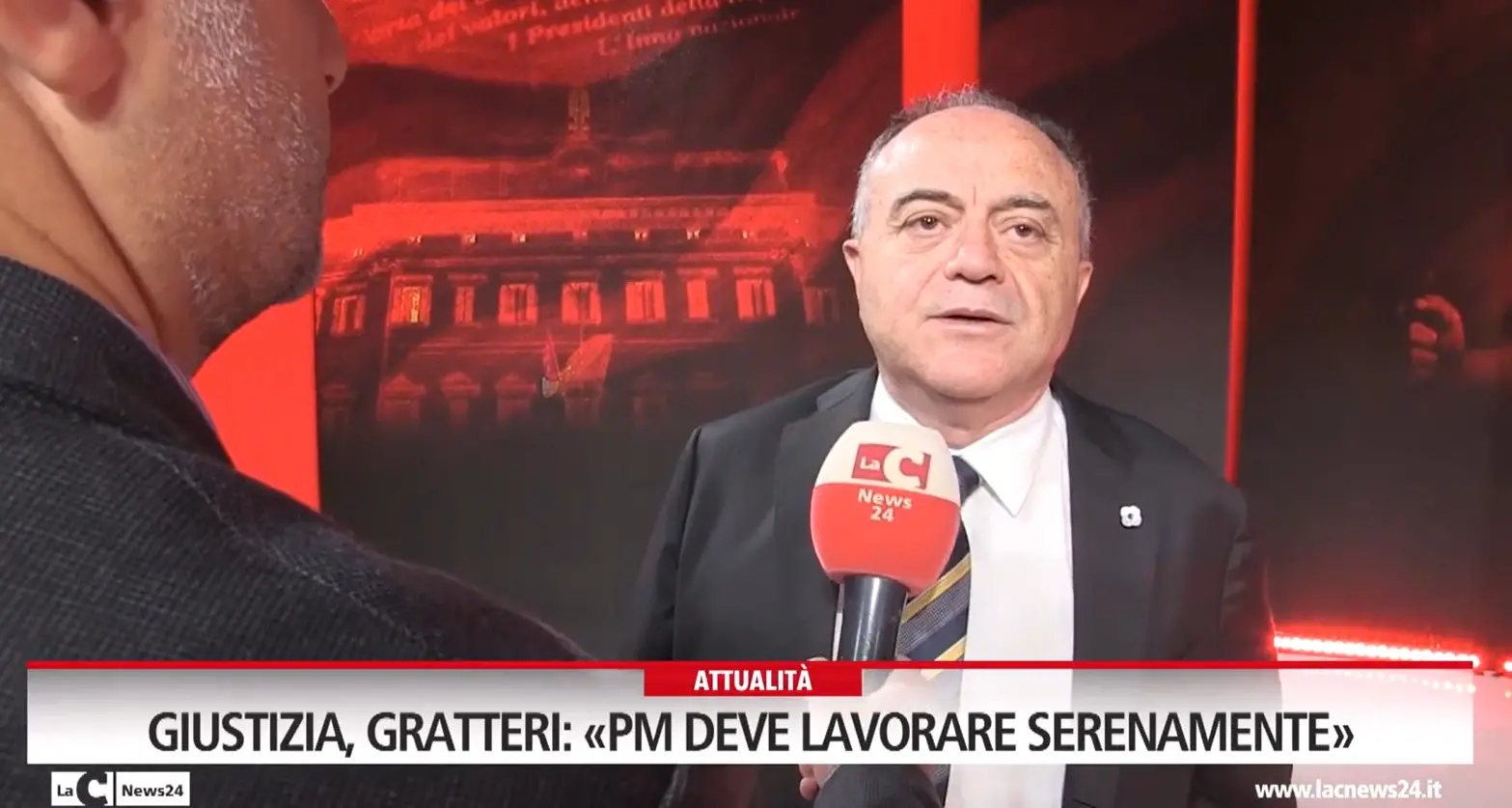 Giustizia, Gratteri: «Pm deve lavorare serenamente»