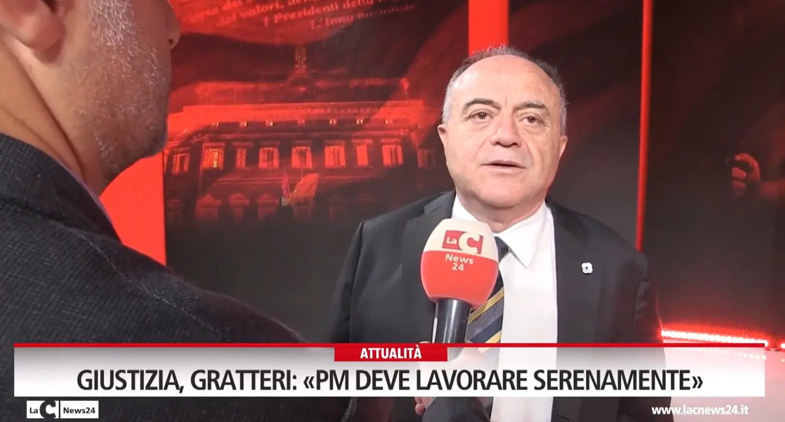 Giustizia, Gratteri: «Pm deve lavorare serenamente»
