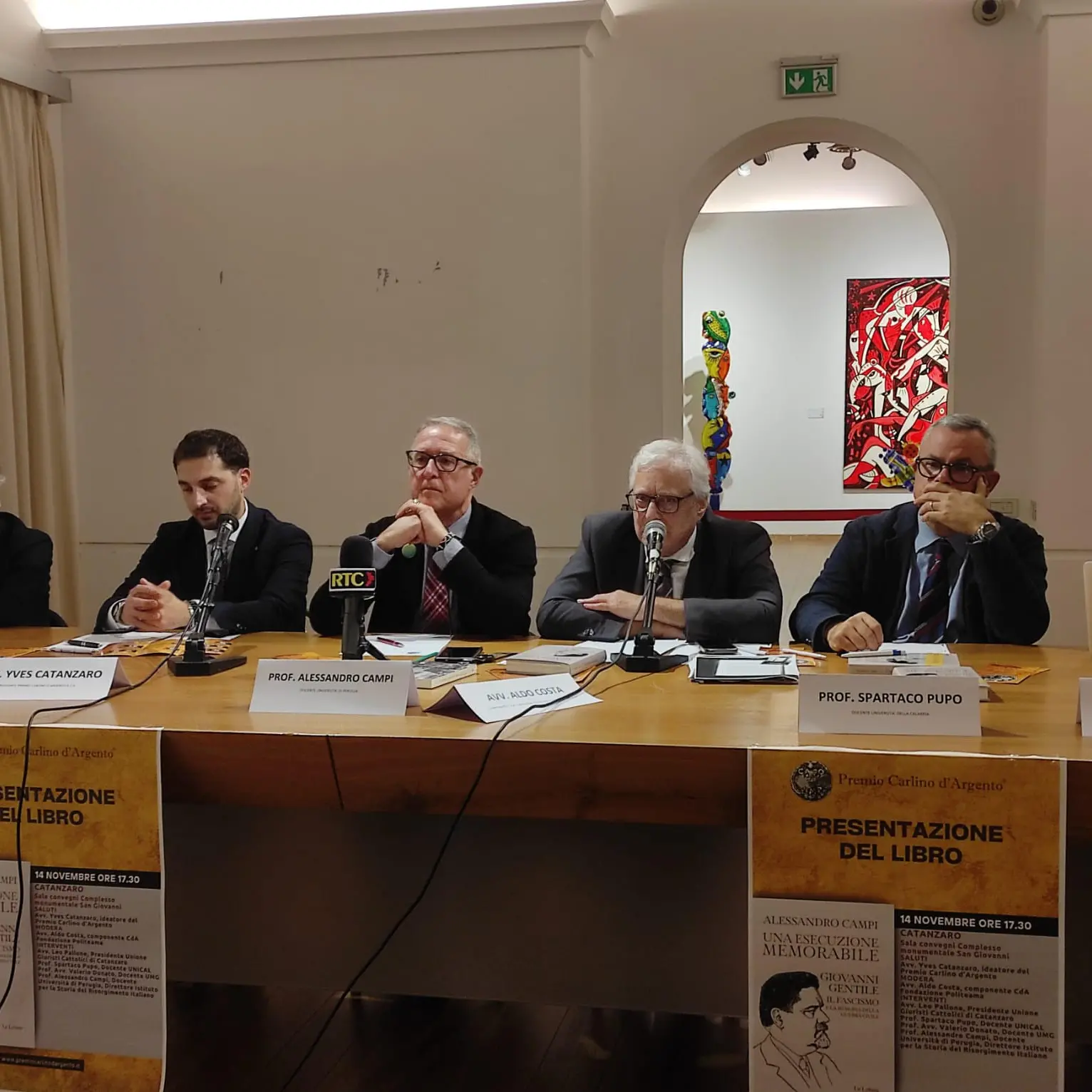Il caso Gentile, tra fascismo e memoria della guerra civile: presentato a Catanzaro il libro di Alessandro Campi