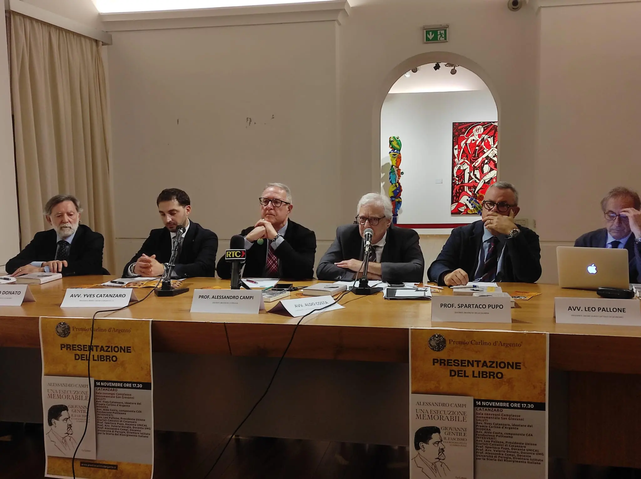 Il caso Gentile, tra fascismo e memoria della guerra civile: presentato a Catanzaro il libro di Alessandro Campi