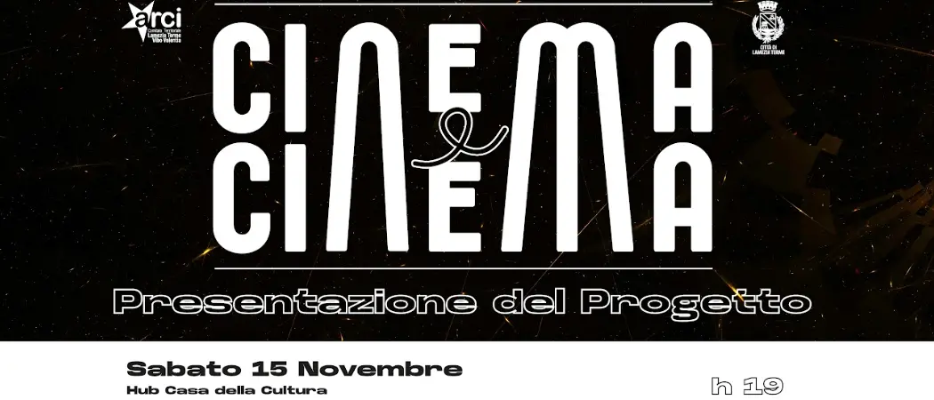 Arriva a Lamezia la rassegna itinerante Cinema e cinema: ecco il programma degli appuntamenti\n