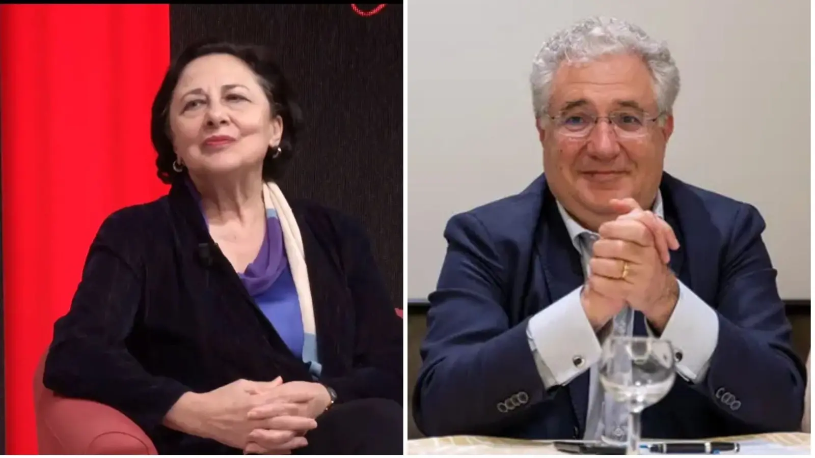 <p>Da sinistra: Doris Lo Moro e Mario Murone</p>\\n