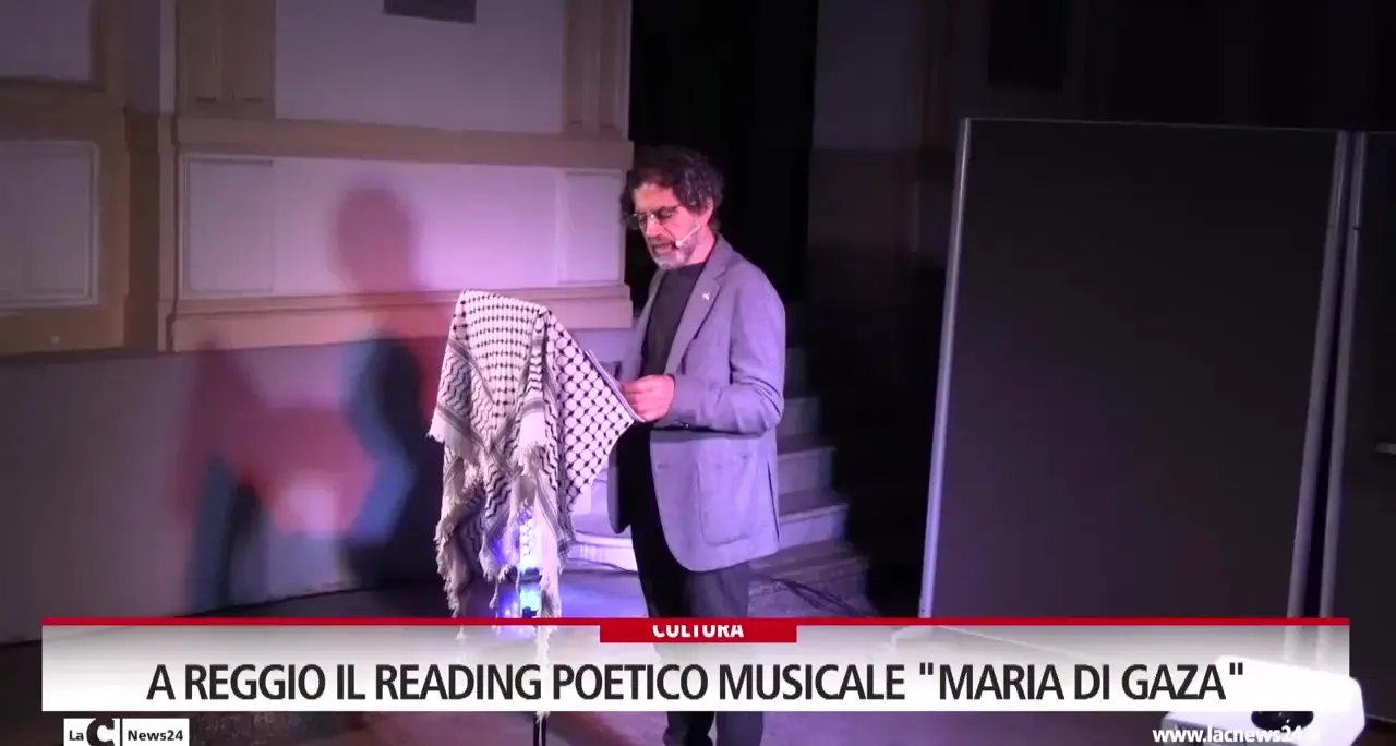 A Reggio il reading poetico musicale \"Maria di Gaza\"