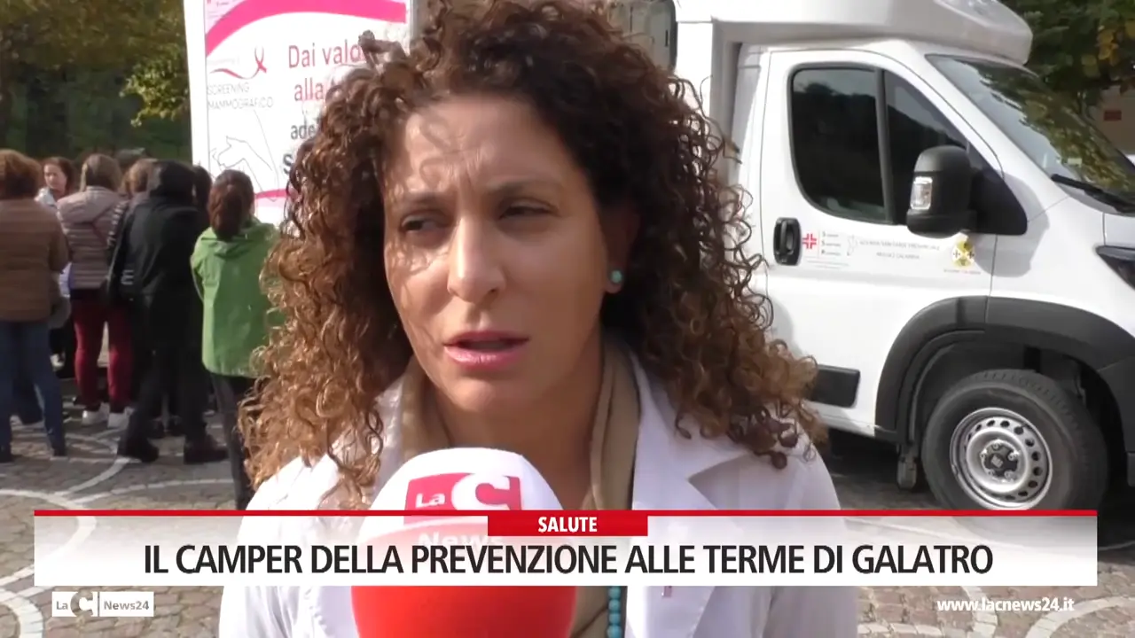 Il camper della prevenzione alle Terme di Galatro