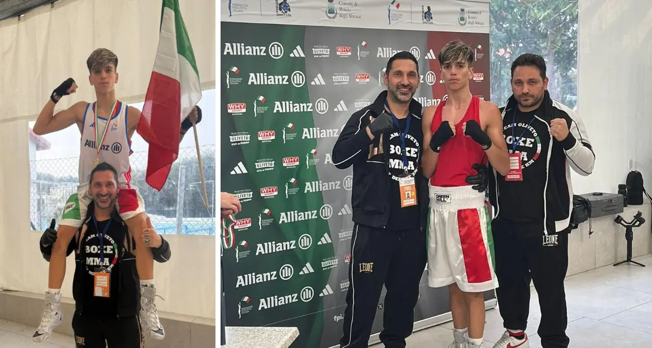Pugilato, il calabrese Antonio Oliveto campione italiano under15 50 kg\n