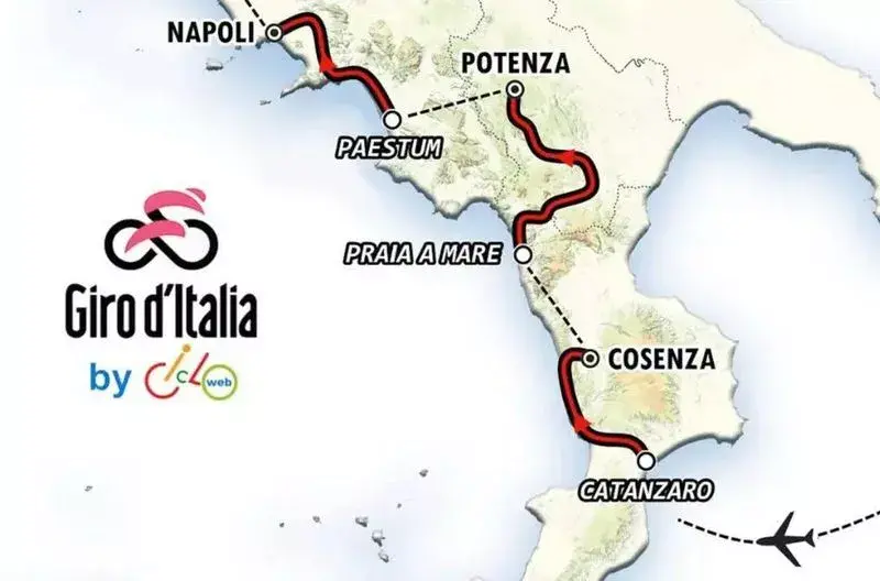 Giro d’Italia, la carovana rosa torna in Calabria: Catanzaro e Cosenza al centro delle prime tappe italiane