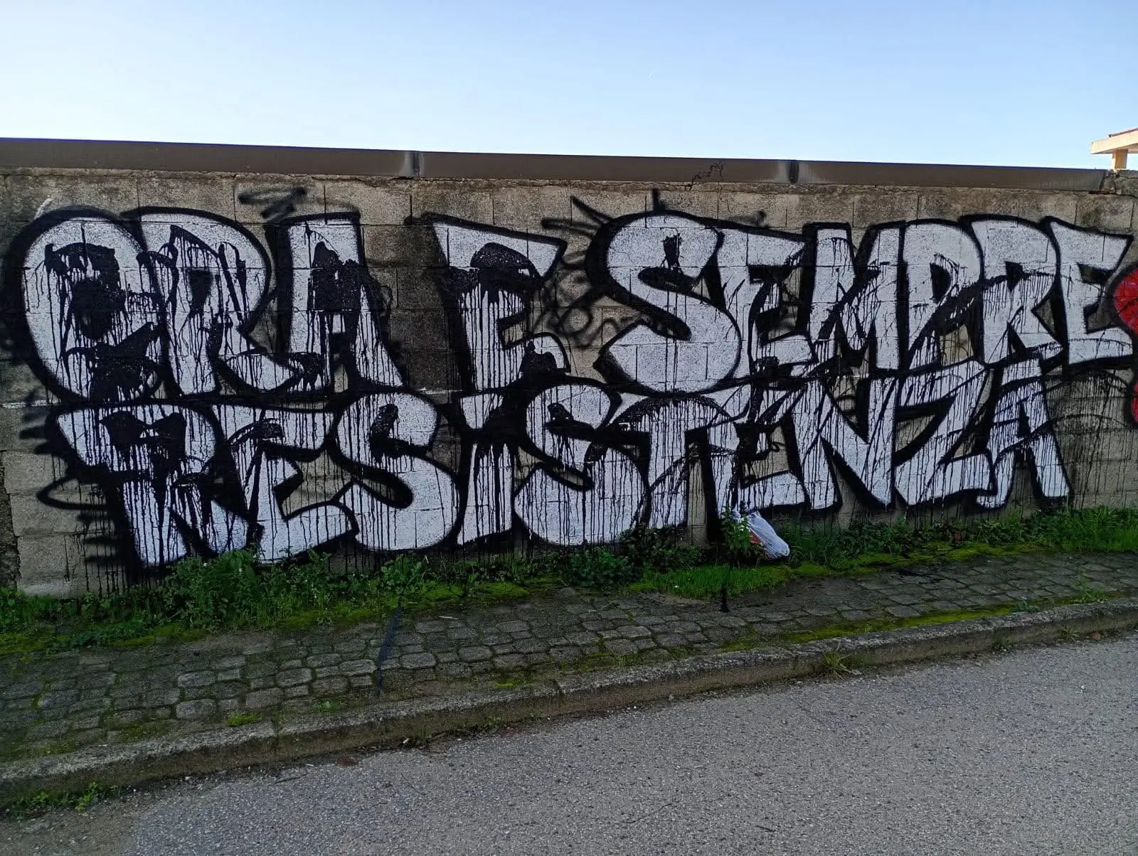 Imbrattato il murales dedicato alla Resistenza a Vibo, l’Anpi rilancia: «Viva l’Italia antifascita»\n