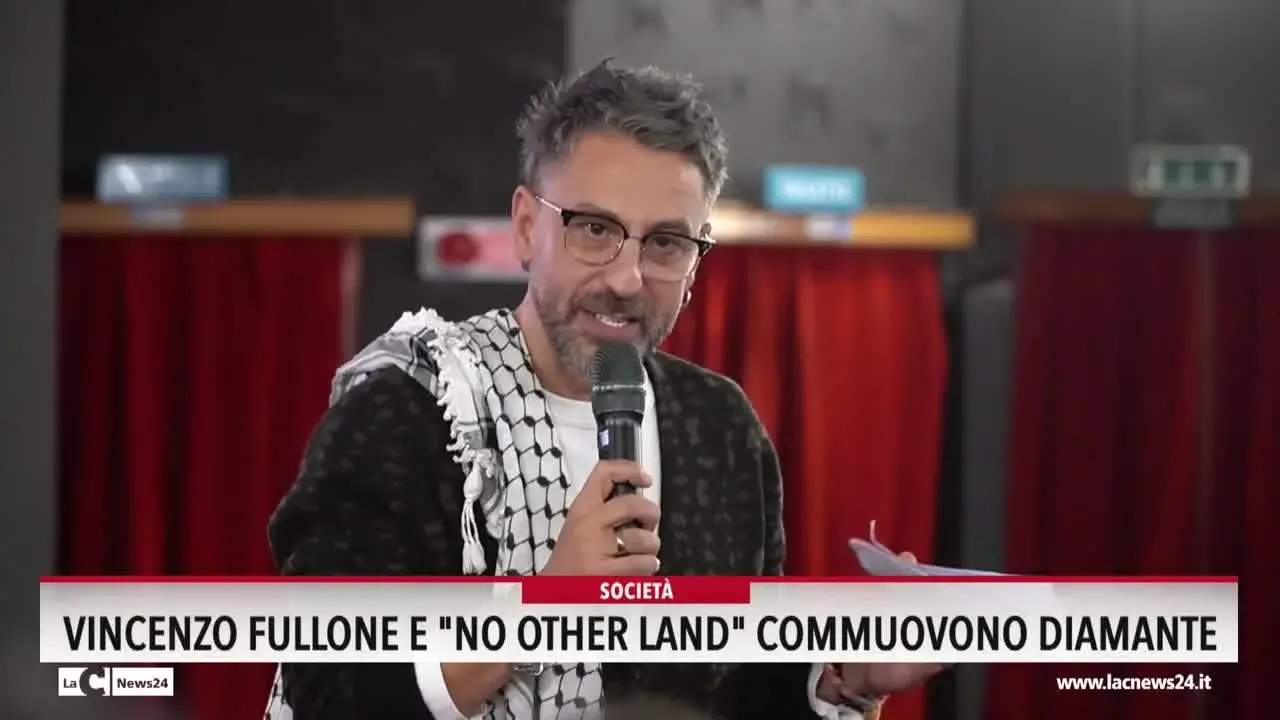 Vincenzo Fullone e \"No other land\" commuovono Diamante