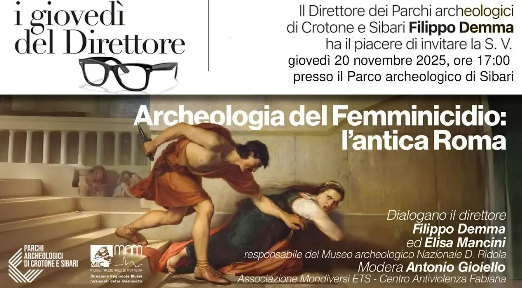 Archeologia del femminicidio: al Parco di Sibari riflettori puntati sulle storie dell’antica Roma\n