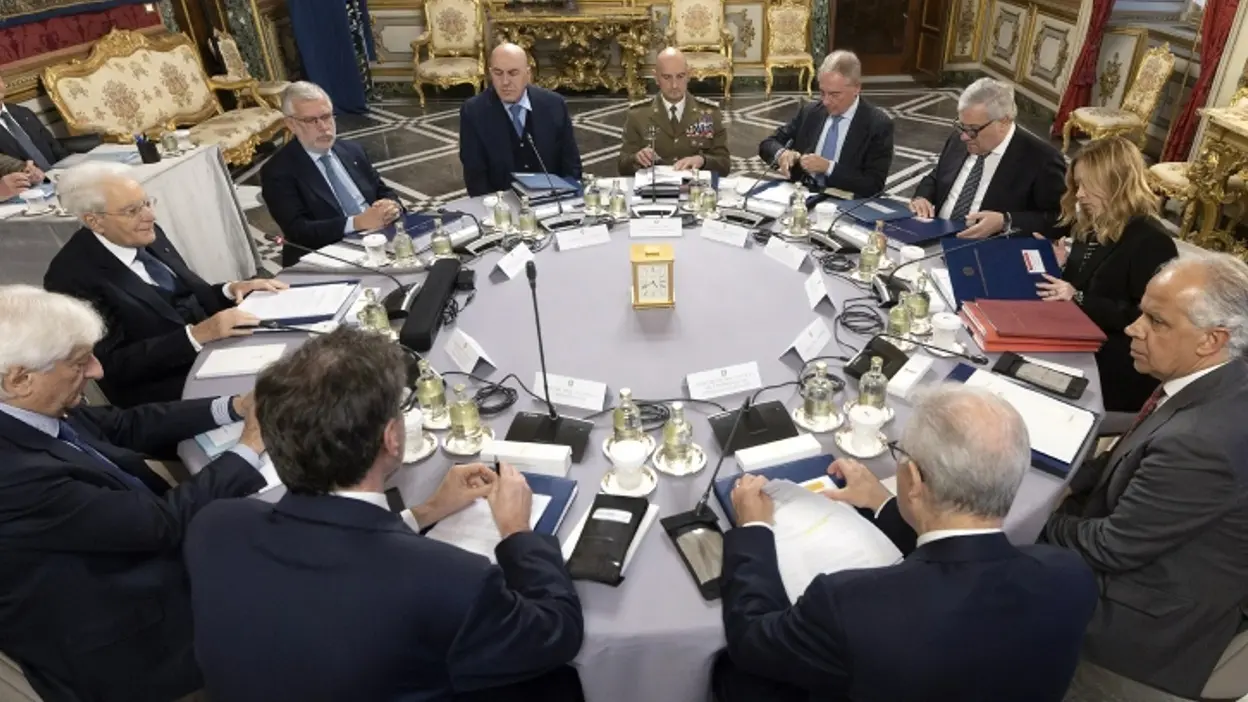 Riunione Consiglio di difesa , Quirinale