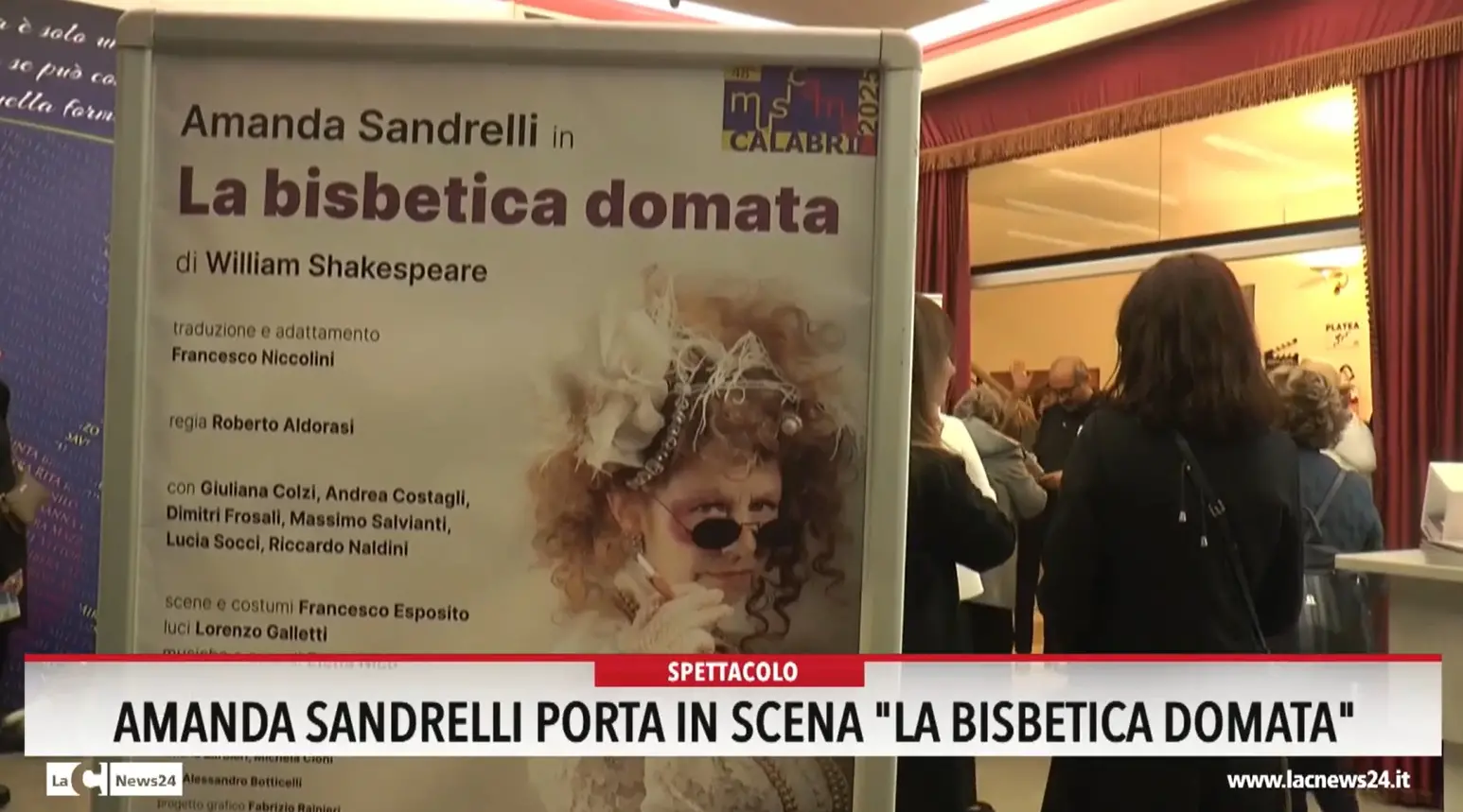 Amanda Sandrelli porta in scena La bisbetica domata