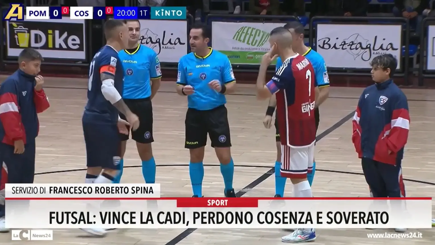 Futsal, vince la Cadi. Perdono Cosenza e Soverato