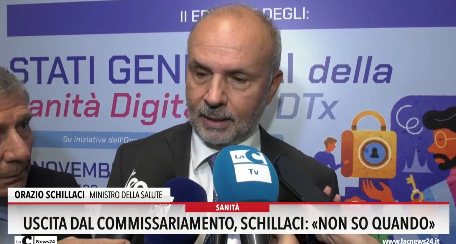 Uscita dal commissariamento, Schillaci: «Non so quando»