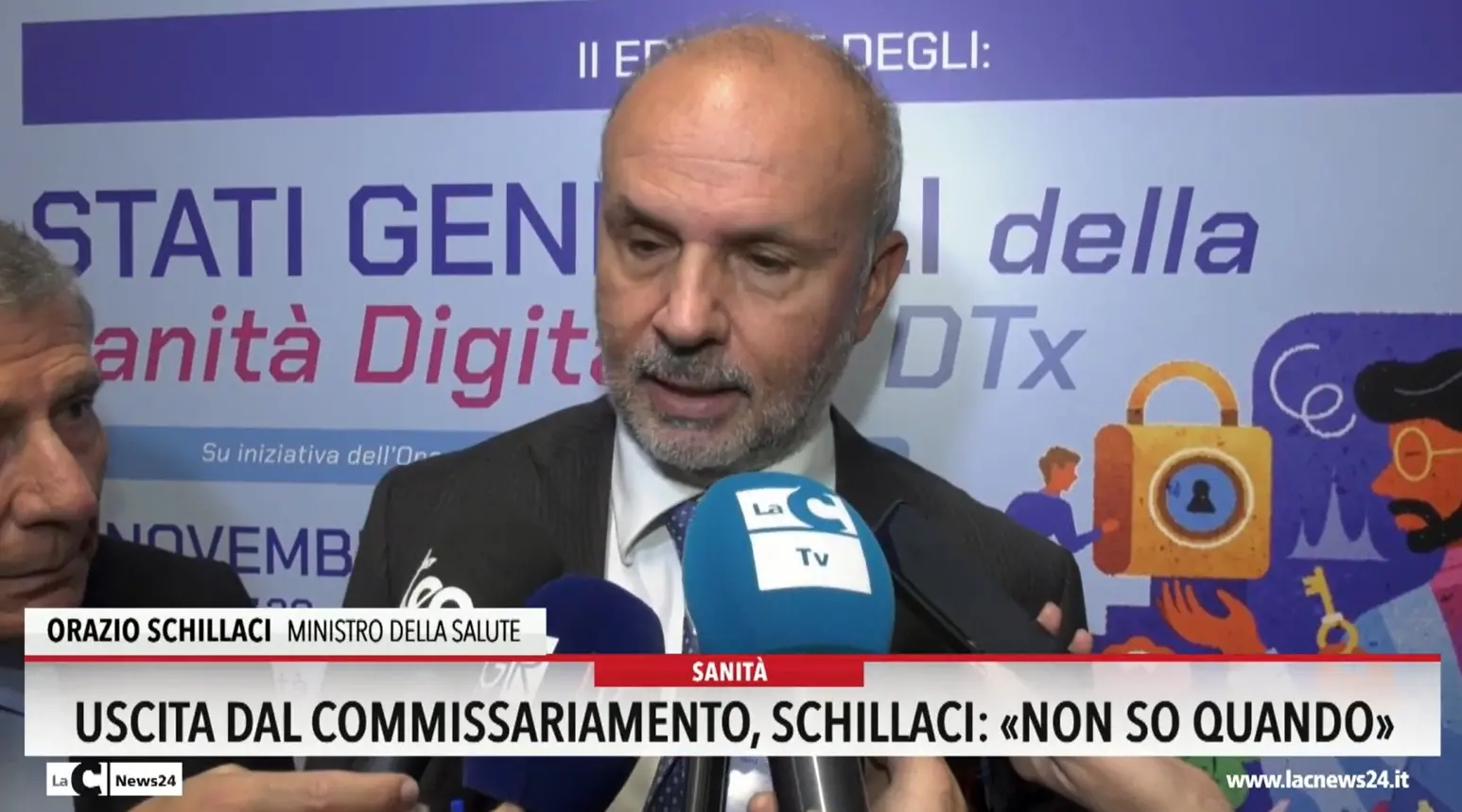 Uscita dal commissariamento, Schillaci: «Non so quando»