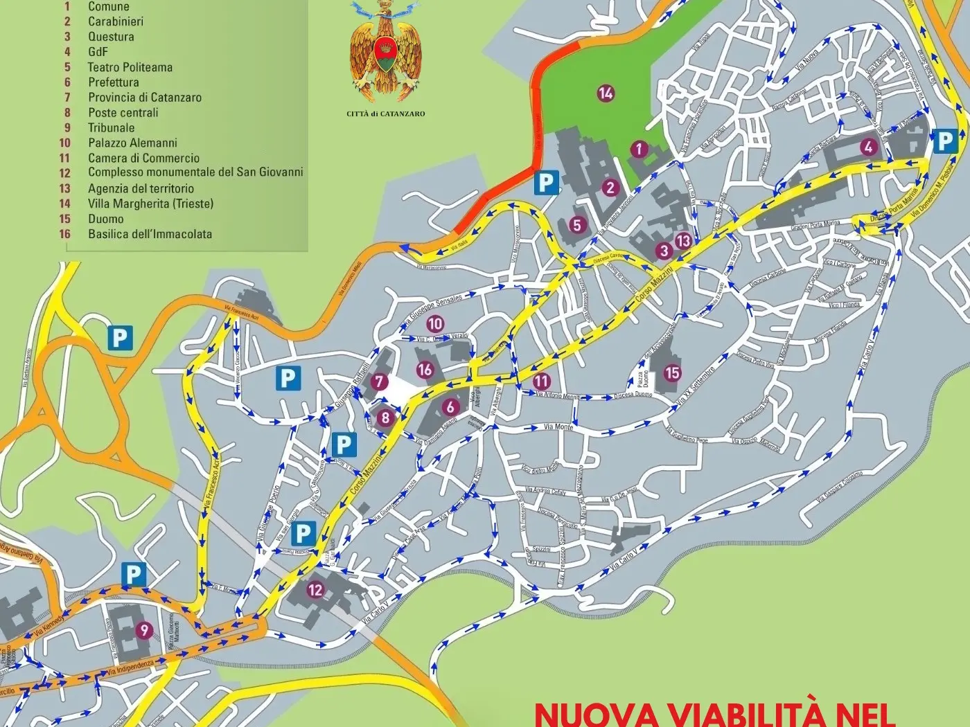 Corso Mazzini, cambia il senso di marcia: ecco quando e cosa succederà