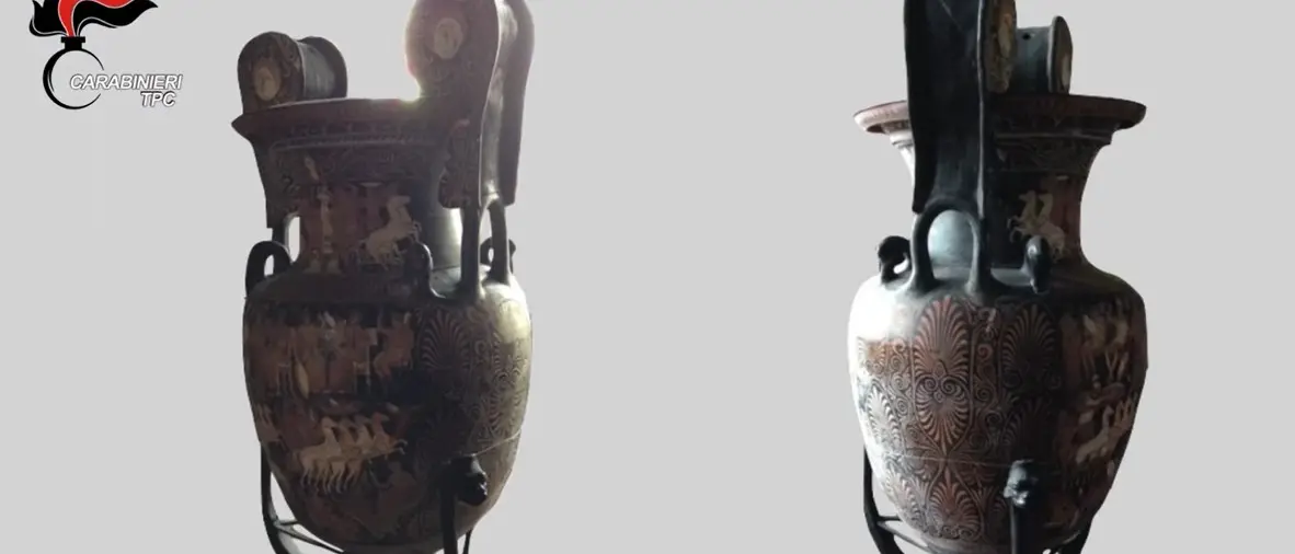 Reperti provenienti da scavi clandestini ritrovati a Venezia e Torino: saranno esposti al Museo di Vibo Valentia