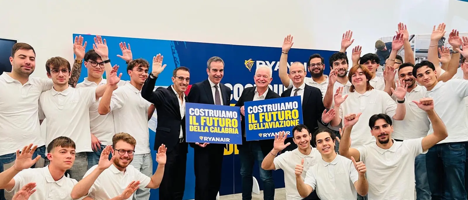Ryanair, Wilson visita a Bergamo l’Aircraft Academy\n