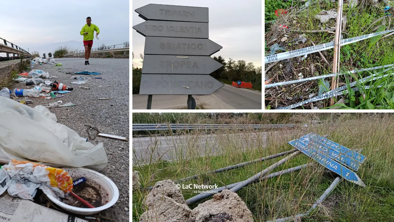 Vibo Marina, Bivona e Portosalvo: a due mesi dall’estate resta solo il degrado con rifiuti ovunque e strade da incubo\n
