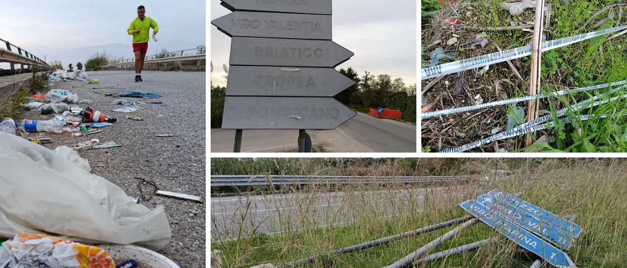 Vibo Marina, Bivona e Portosalvo: a due mesi dall’estate resta solo il degrado con rifiuti ovunque e strade da incubo\n