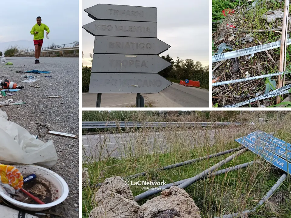 Vibo Marina, Bivona e Portosalvo: a due mesi dall’estate resta solo il degrado con rifiuti ovunque e strade da incubo