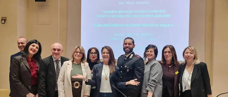 Giusy Versace porta in Senato il tema di violenza e disagio: «Arte, sport e cultura strumenti decisivi per i giovani»\n