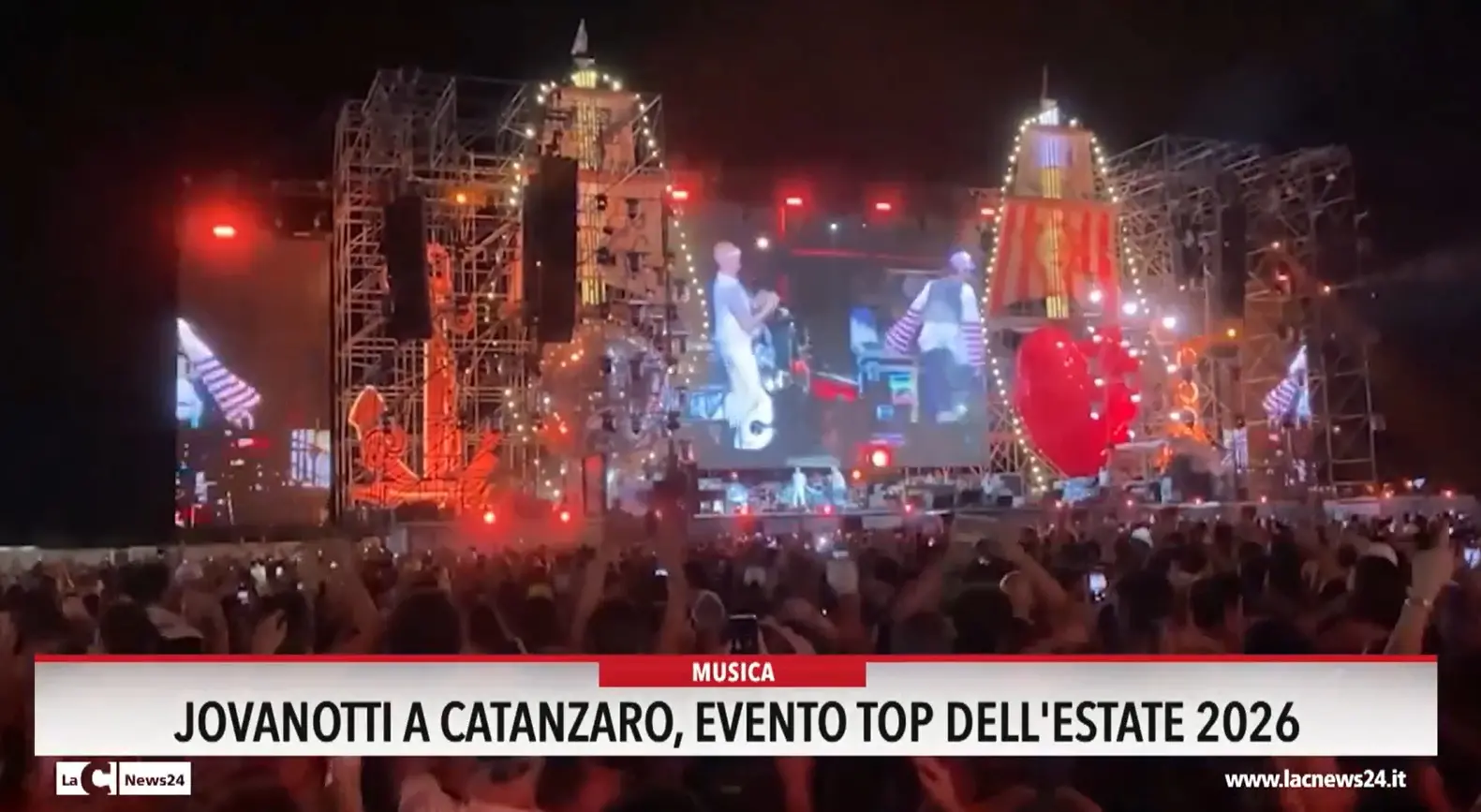 Jovanotti a Catanzaro: evento top dell'estate 2026