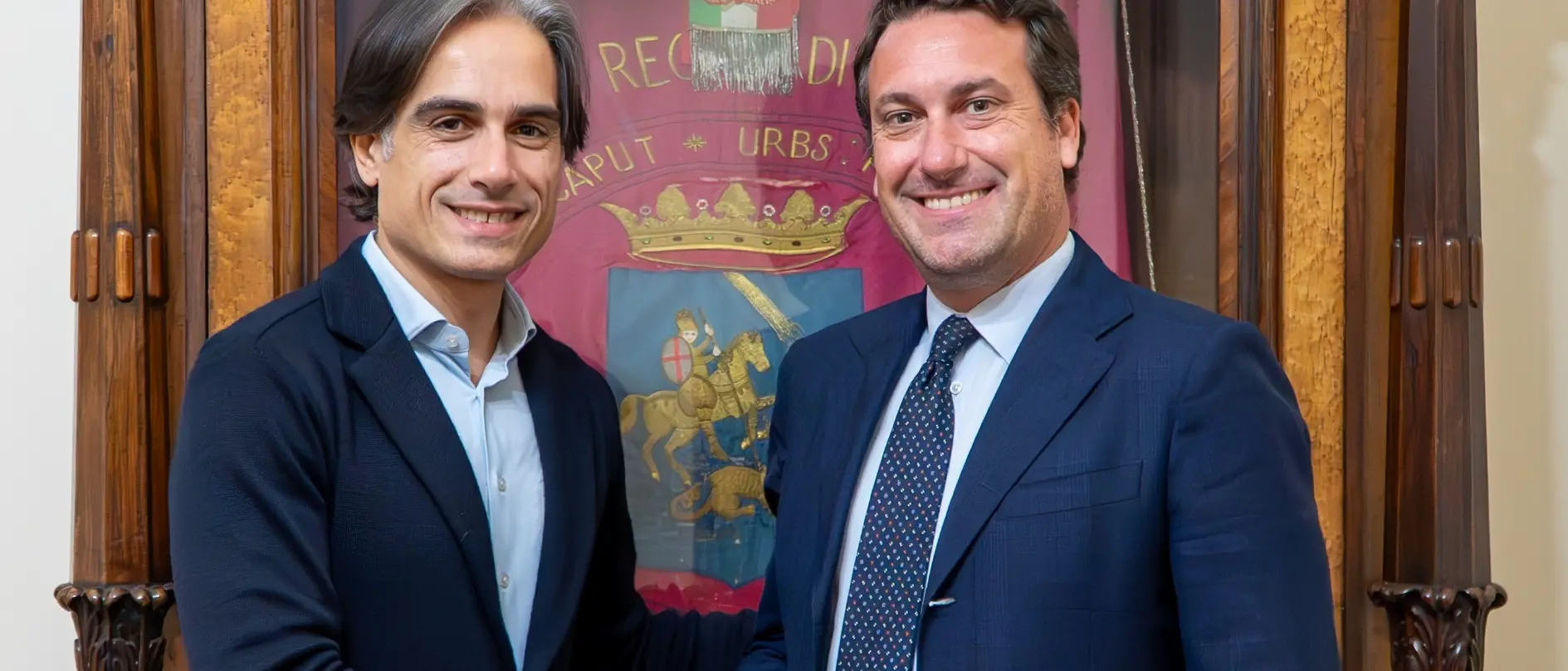 Reggio, Falcomatà\u00A0 incontra il neo Presidente dell’Autorità di Sistema Portuale dei Mari Tirreno Meridionale e Ionio\n