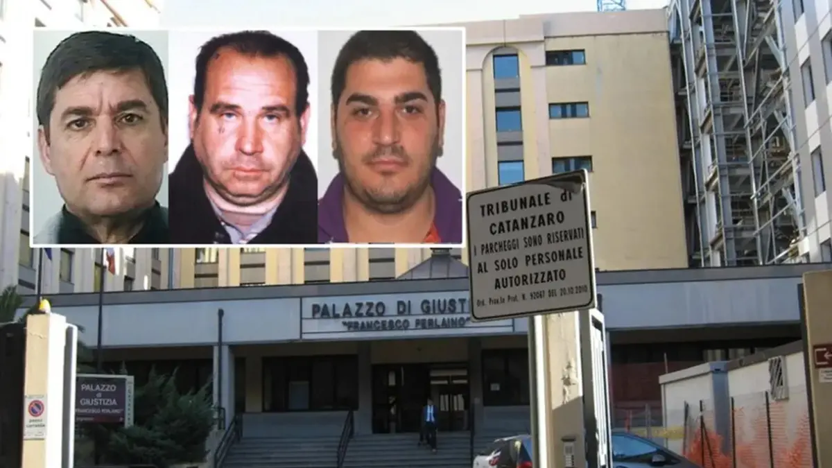 <p>Il palazzo di giustizia di Catanzaro e nei riquadri Pantaleone Mancuso, Franco Barba e Michele Fiorillo</p>\\n