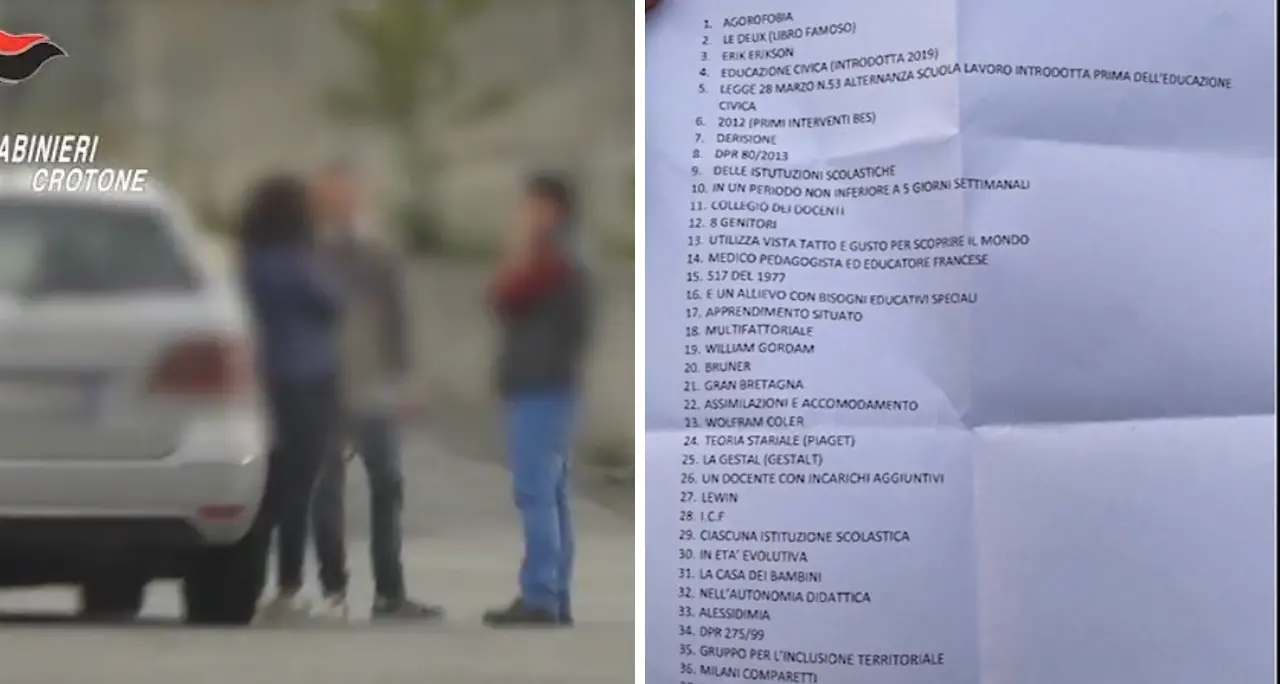 Concorso truccato al Tfa Sostegno, nell’inchiesta di Crotone i 5mila euro per 37 risposte (su 60) del test fotografate col cellulare\n