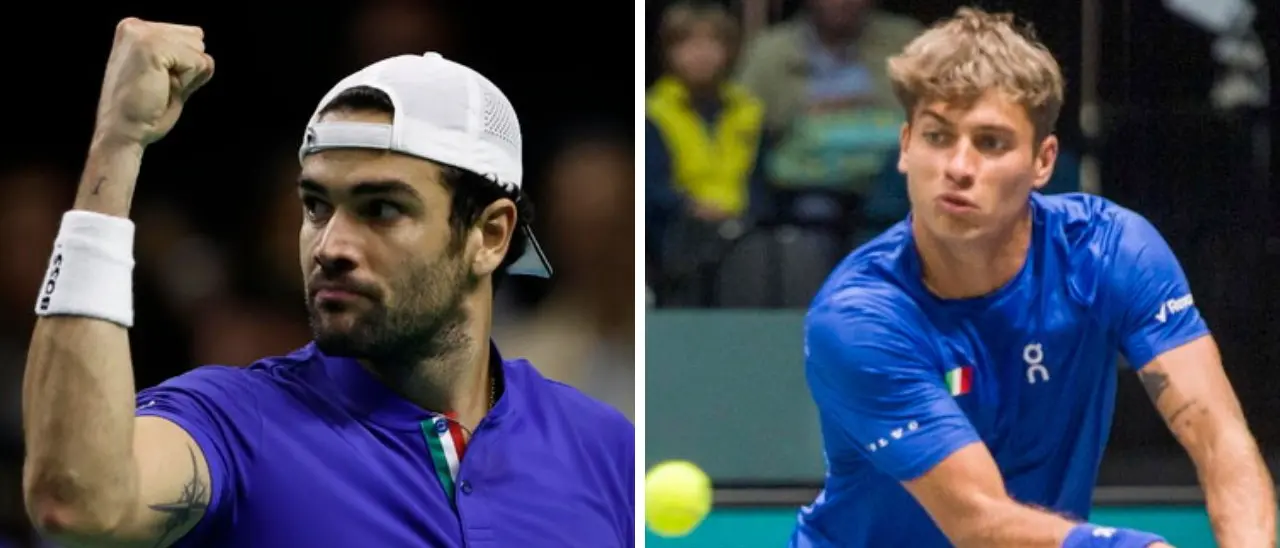 Tennis, l’Italia batte l’Austria e vola in semifinale di Coppa Davis: Berrettini e Cobolli protagonisti\n