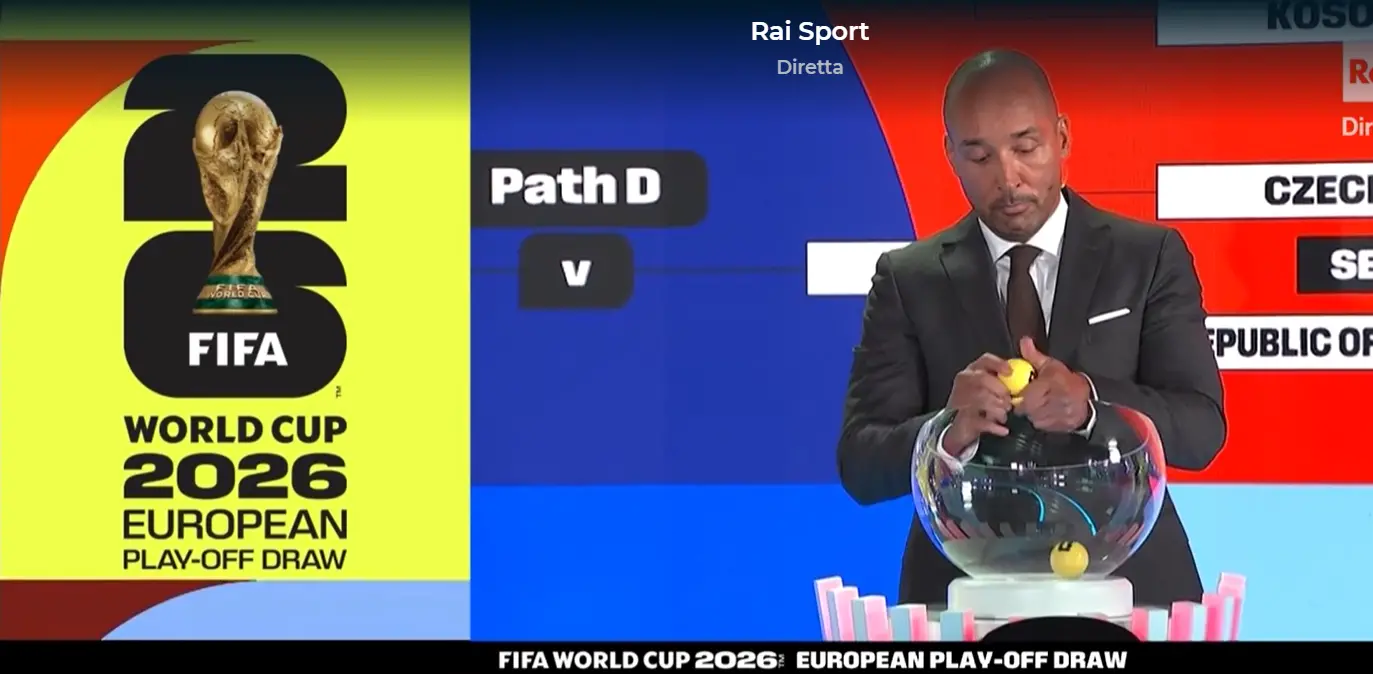 Mondiali 2026:\u00A0per l’Italia\u00A0ai playoff\u00A0c’è subito l’Irlanda del Nord, poi la finale con la vincente\u00A0tra Galles e Bosnia\n