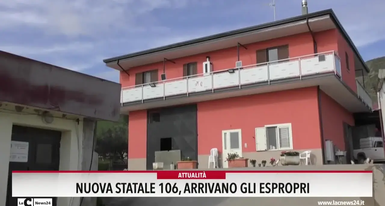 Nuova statale 106, arrivano gli espropri