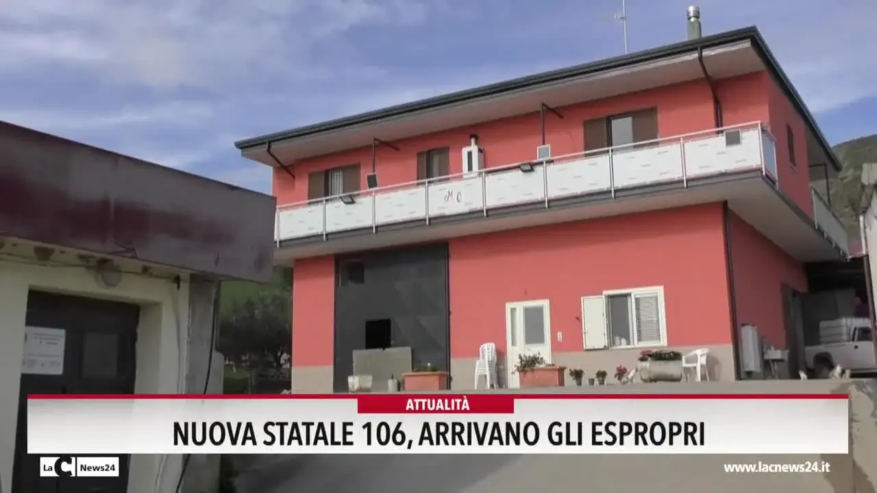 Nuova statale 106, arrivano gli espropri
