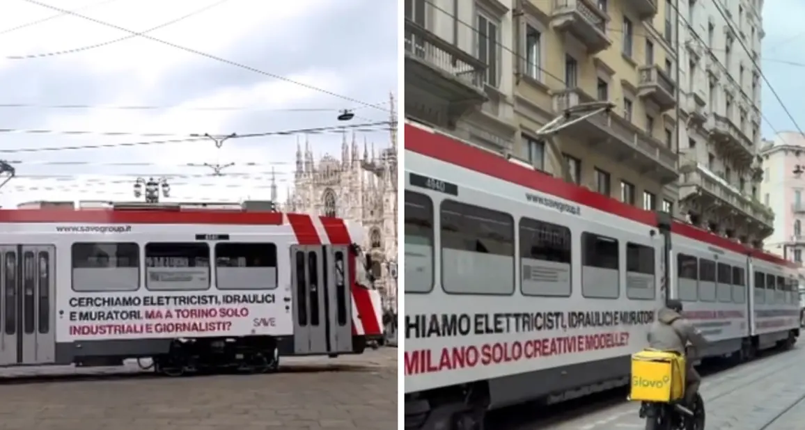 Tram tappezzati di annunci di lavoro ma nessuno si presenta: la campagna dell’imprenditore vibonese Cutrullà\n