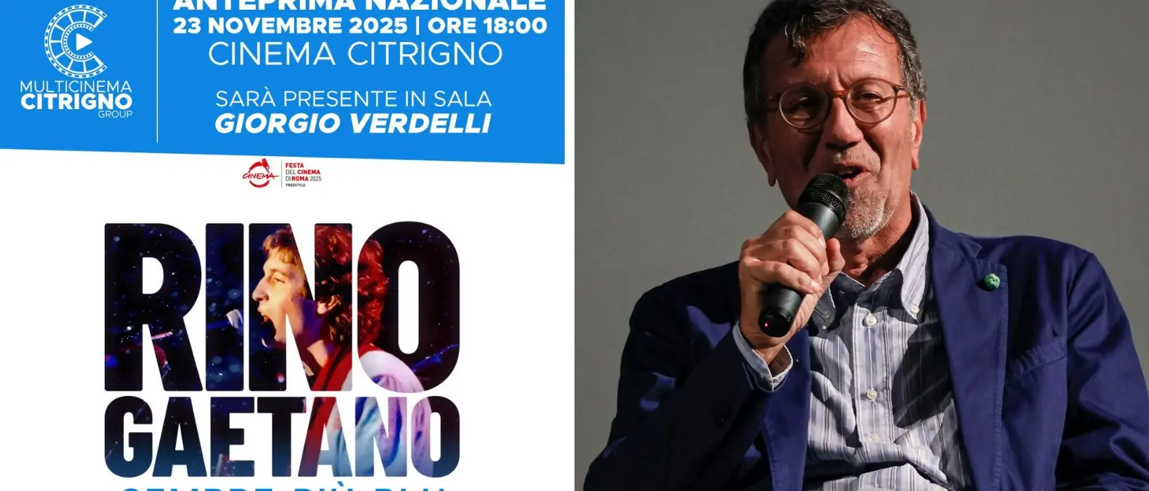 Rino Gaetano sempre più blu, al Citrigno di Cosenza anteprima nazionale del documentario sul cantautore calabrese\n