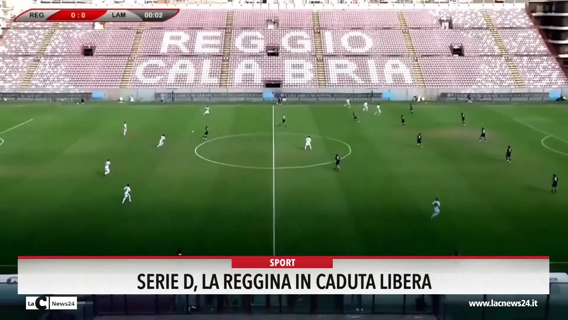 Serie D, la Reggina in caduta libera