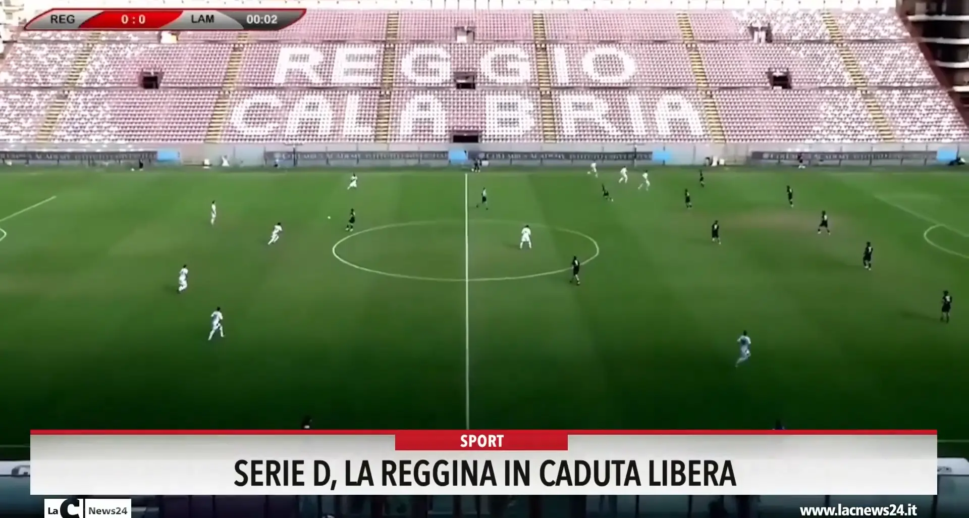 Serie D, la Reggina in caduta libera