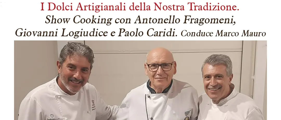 Reggio, tre maestri pasticceri raccontano e preparano dolci tipici della tradizione natalizia\u00A0\n